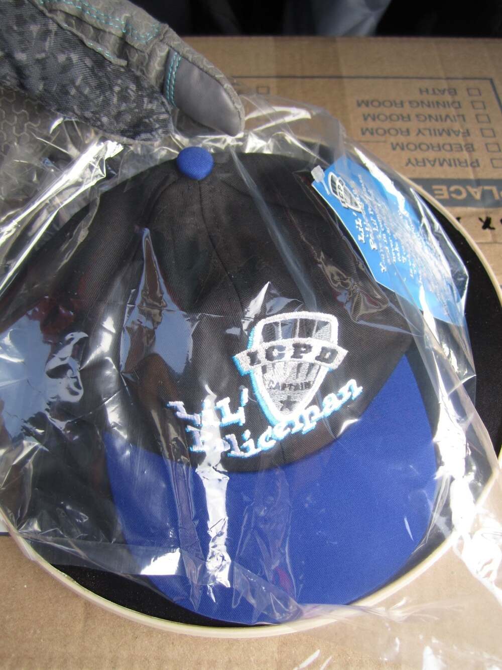 Vintage 1998 Laid Back Lil' Policeman Kids Cap Hat One Size